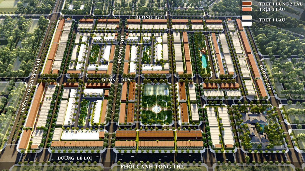 Ban do quy hoach chi tiet mat bang tong the du an Green City Becamex Binh Duong quy mo lon nhat khu vuc